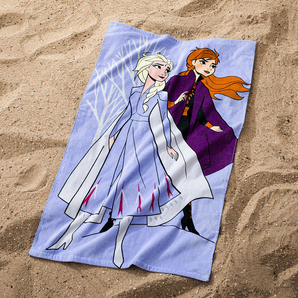 Drap de plage Disney Home Frozen 2 Sisters