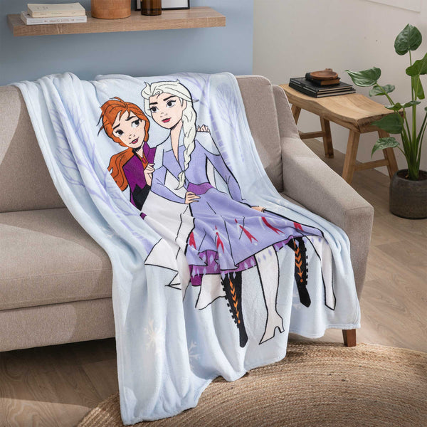 Plaid Disney Home Frozen 2 Sisters