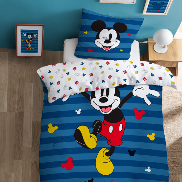 Parure de lit Disney Home Mickey Stripes