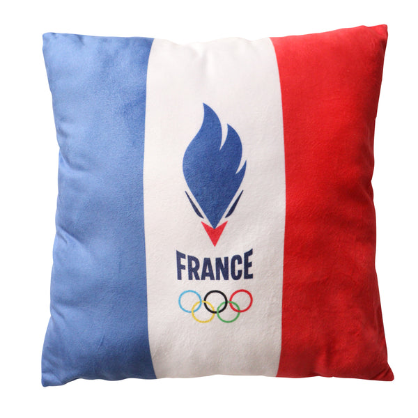 Coussin Paris 2024 EFR OLY Drapeau