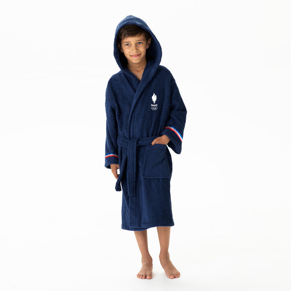 Peignoir enfant Paris 2024 EFR OLY Tricolore