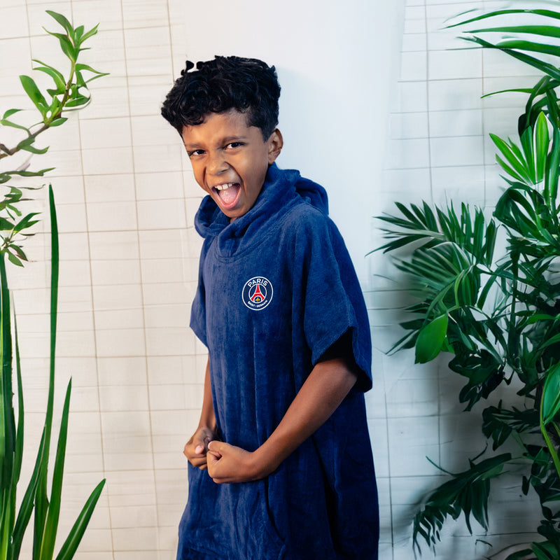 Poncho de Bain enfant PSG Logo