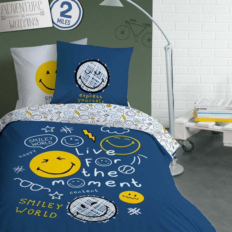 Parure de lit Smiley World Scribble